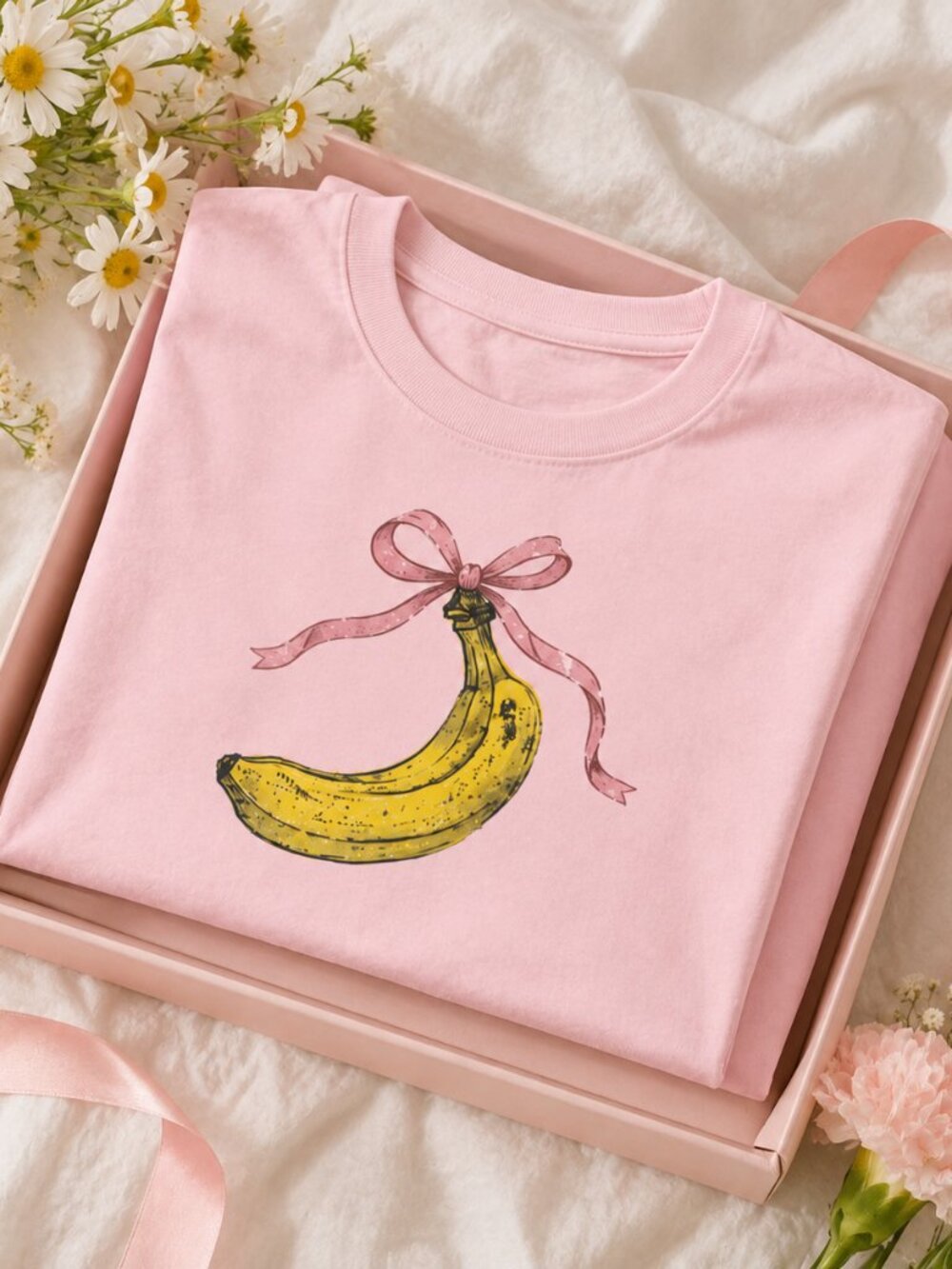 🍌 Banana Baby Tee | Coconut Girl Aesthetic | Vintage Y2K Fruit Crop Top